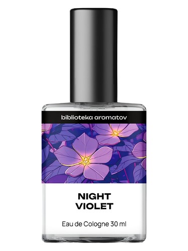Frasco de Night Violet, de biblioteka aromatov