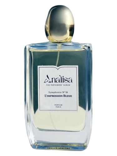 Frasco de L’Impression Bleue, de Analisa Parfums