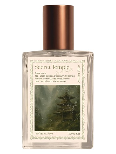 Frasco de Secret Temple, de Atelier Faye