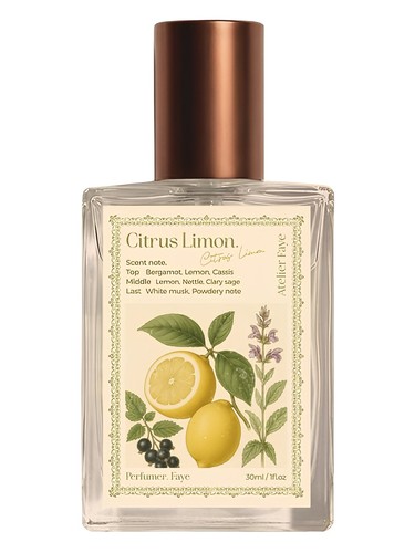 Frasco de Citrus Limon, de Atelier Faye