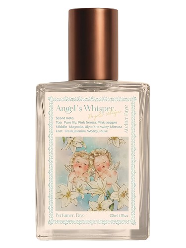 Frasco de Angel's Whisper, de Atelier Faye