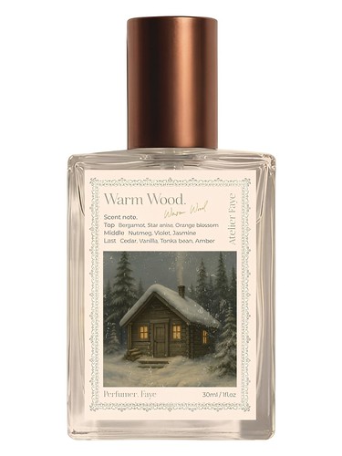 Frasco de Warm Wood, de Atelier Faye