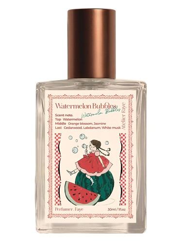 Frasco de Watermelon Bubbles, de Atelier Faye
