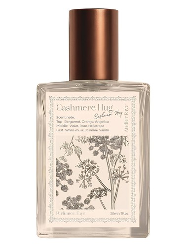 Frasco de Cashmere Hug, de Atelier Faye
