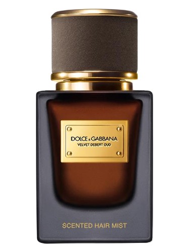 Frasco de Velvet Desert Oud Hair Mist, de Dolce&Gabbana