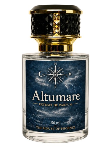 Frasco de Altumare, de The House of Phoenix Perfume Collection