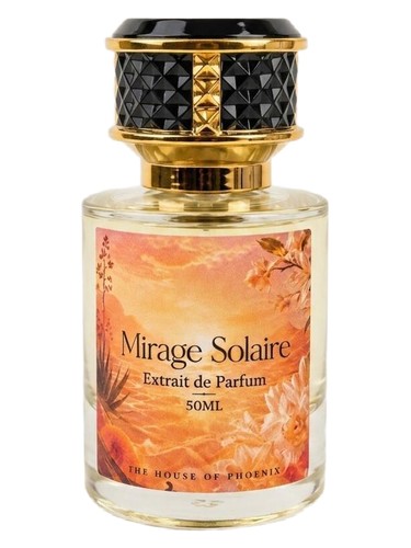 Frasco de Mirage Solaire, de The House of Phoenix Perfume Collection