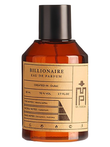 Frasco de Billionaire, de Mr Perfume