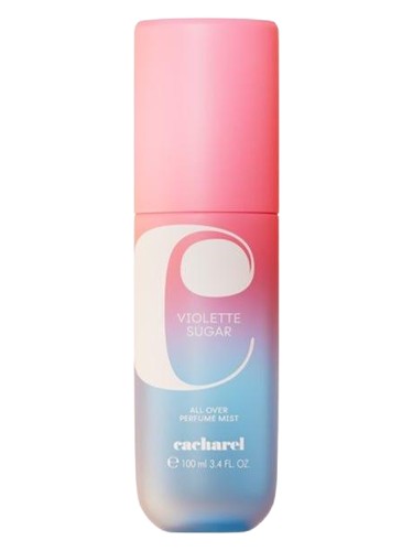 Frasco de Violette Sugar Body Mist, de Cacharel
