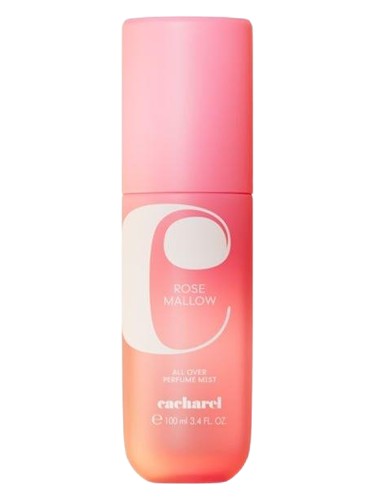 Frasco de Rose Mallow Body Mist, de Cacharel