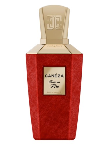 Frasco de Rose on Fire, de Canéza