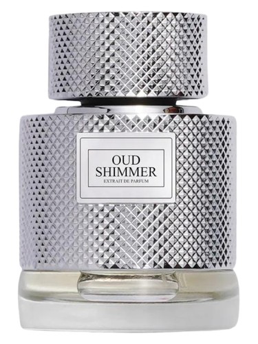 Frasco de Oud Shimmer Silver, de AMD Perfumes