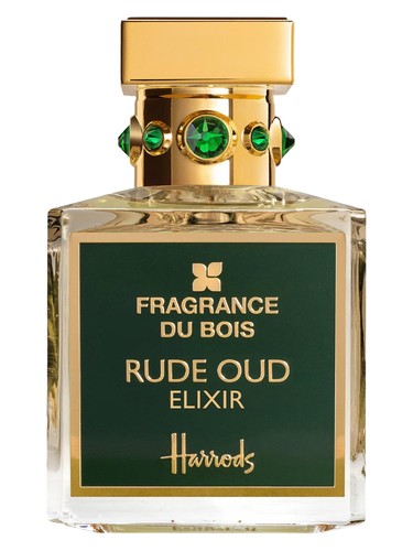 Frasco de Rude Oud Elixir, de Fragrance Du Bois