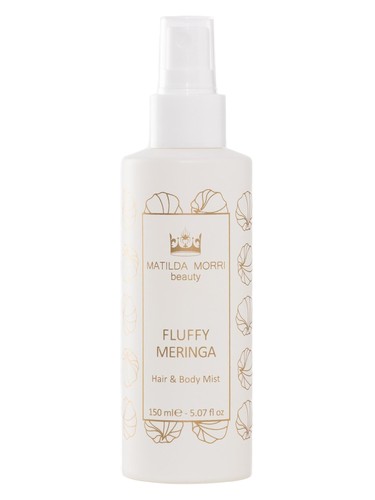 Frasco de Fluffy Meringa Hair & Body Mist, de Matilda Morri Beauty