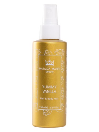 Frasco de Yummy Vanilla Hair & Body Mist — Matilda Morri Beauty