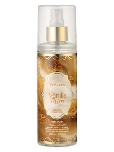 Frasco de Vanilla Rum, de Barbour’s Beauty