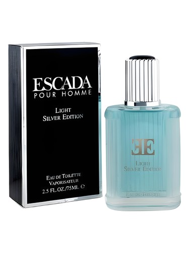 Frasco de Escada pour Homme Light Silver Edition, de Escada