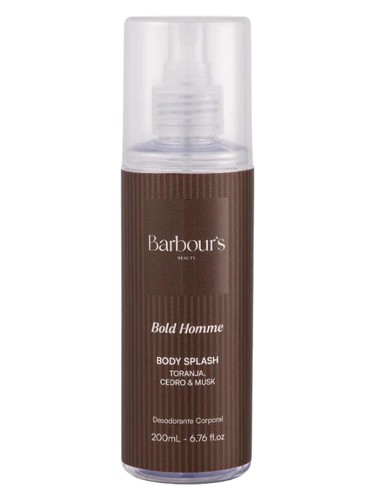 Frasco de Bold Homme, de Barbour’s Beauty