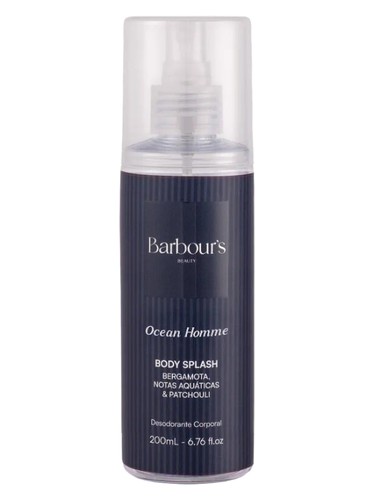 Frasco de Ocean Homme, de Barbour’s Beauty