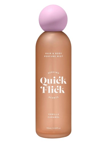 Frasco de Vanilla Caramel, de Quick Flick