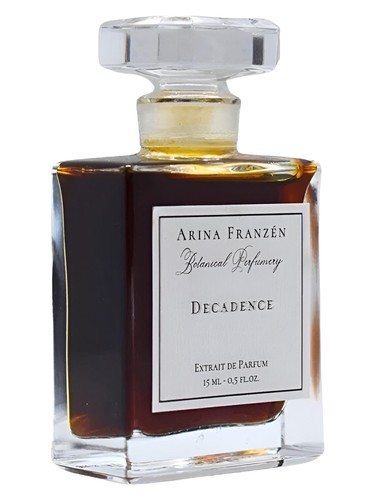 Frasco de Decadence Extrait de Parfum, de Arina Franzén