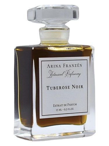 Frasco de Tuberose Noir Extrait de Parfum, de Arina Franzén