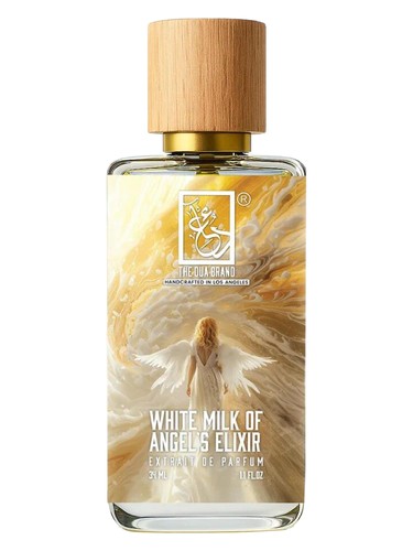 Frasco de White Milk of Angel’s Elixir, de The Dua Brand