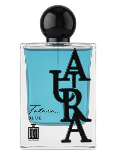 Frasco de Future Blue, de Aura Fragrances