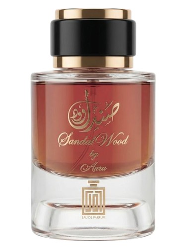 Frasco de Sandalwood, de Aura Fragrances