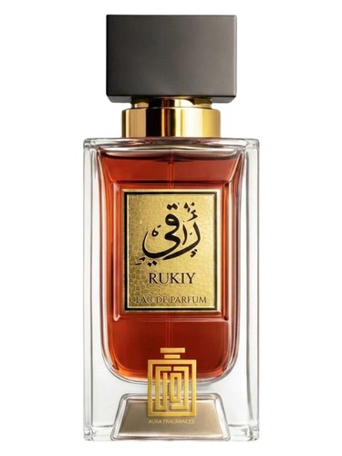 Frasco de Rukiy, de Aura Fragrances