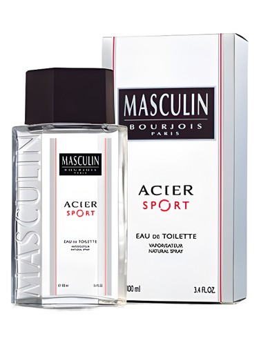 Frasco de Masculin Acier Sport, de Bourjois