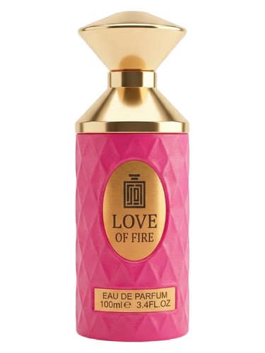 Frasco de Love of Fire, de Aura Fragrances