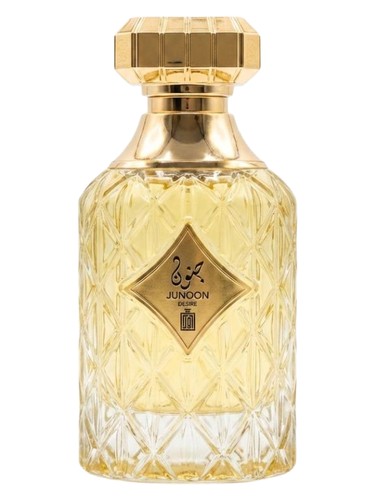 Frasco de Junoon Desire, de Aura Fragrances