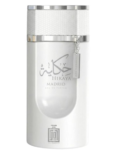 Frasco de Hikaya Madrid, de Aura Fragrances
