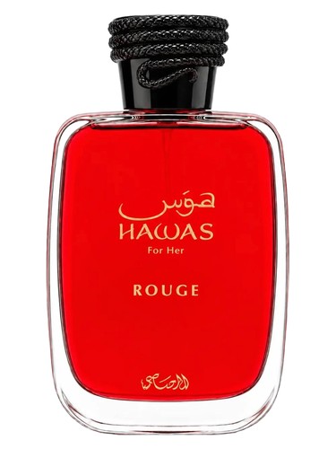 Frasco de Hawas Rouge, de Rasasi
