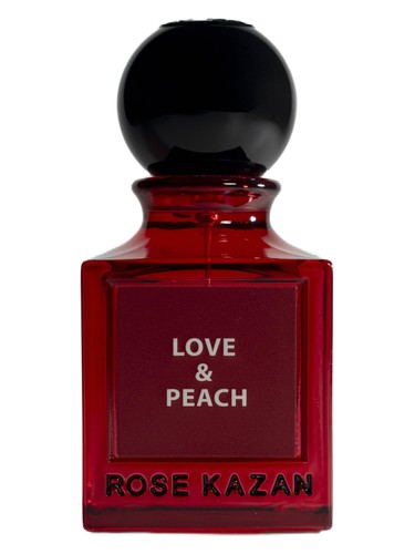 Frasco de Love & Peach, de Rose Kazan Perfumes