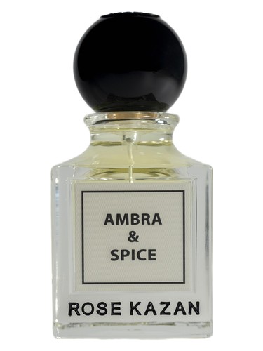 Frasco de Ambra & Spice, de Rose Kazan Perfumes