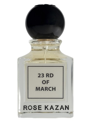 Frasco de 23rd of March, de Rose Kazan Perfumes