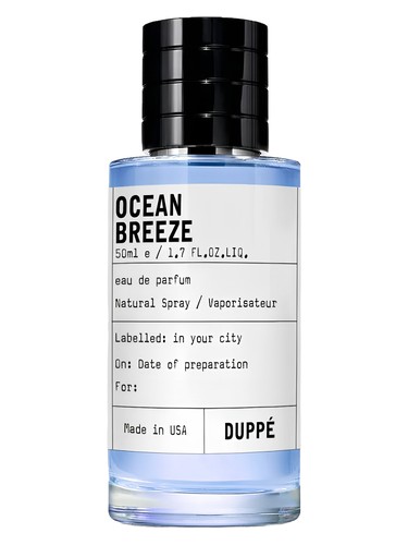 Frasco de Ocean Breeze, de Duppe
