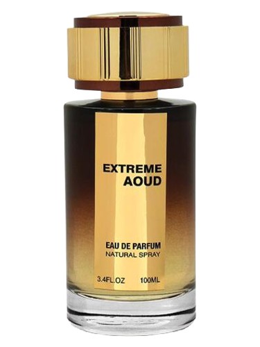 Frasco de Extreme Aoud, de Fragrance World