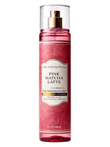 Frasco de Pink Matcha Latte, de Bath & Body Works