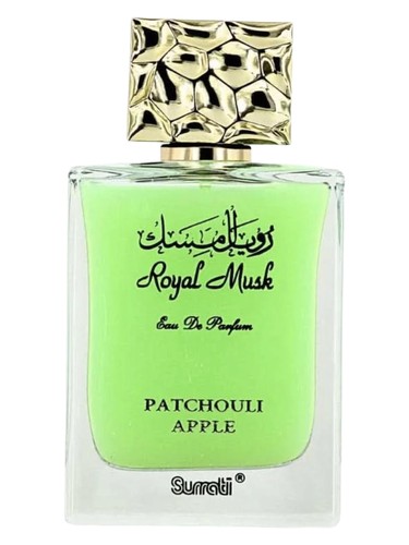 Frasco de Royal Musk Patchouli Apple, de Surrati Perfumes