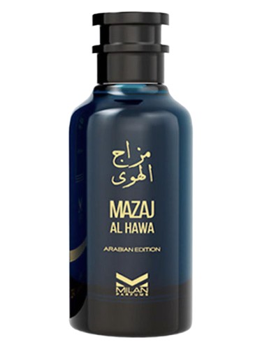 Frasco de Mazaj Al Hawa, de Milan Parfums