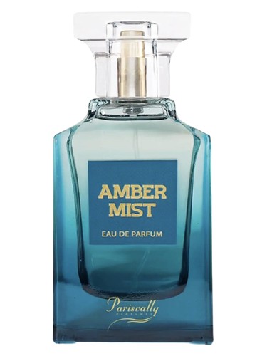 Frasco de Amber Mist, de Parisvally Perfumes