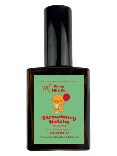 Frasco de Strawberry Matcha, de Sugar Milk Co.