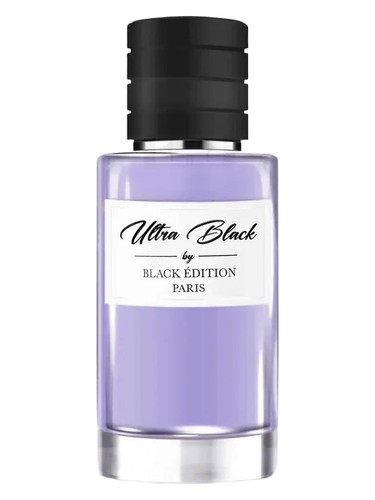 Frasco de Ultra Black, de Black Edition Paris