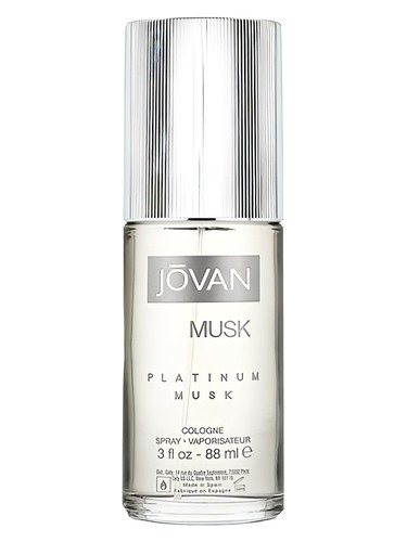 Frasco de Platinum Musk, de Jovan