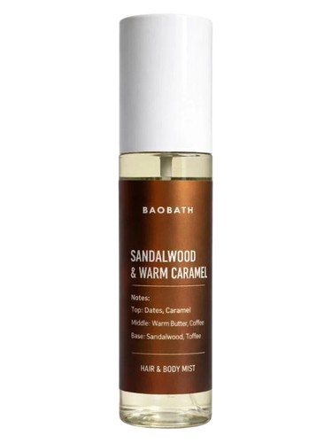 Frasco de Sandalwood & Warm Caramel — BaoBath