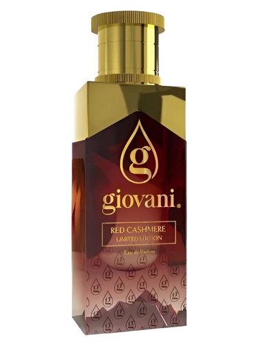 Frasco de Red Cashmere, de Giovani
