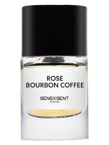 Frasco de Rose Bourbon Coffee, de Sensxsent Parfums